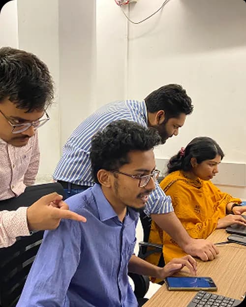 Team receiving award