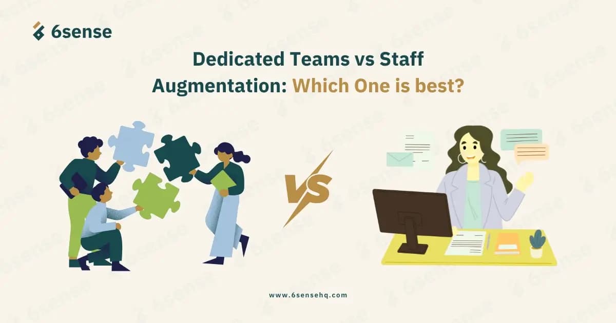 Comparison of dedicated teams vs staff augmentation to determine the best option for project needs