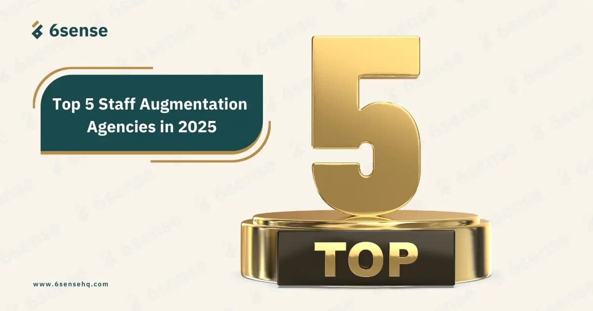 feature image of top staff augmentation agencies blog